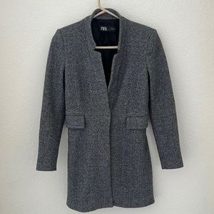 ZARA gray blazer style overcoat